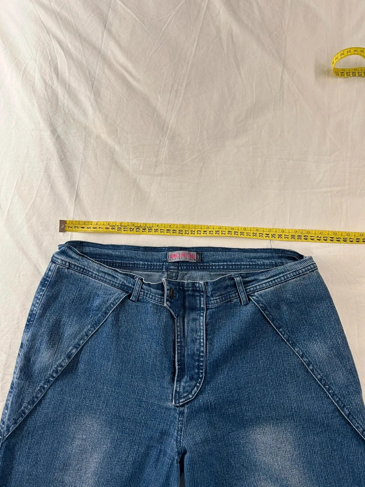 Jean coupe droite unlimited dames denim marineblauw vintage – photo 8